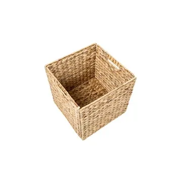 Stylish Foldable Hyacinth Storage Baskets for Home Organization