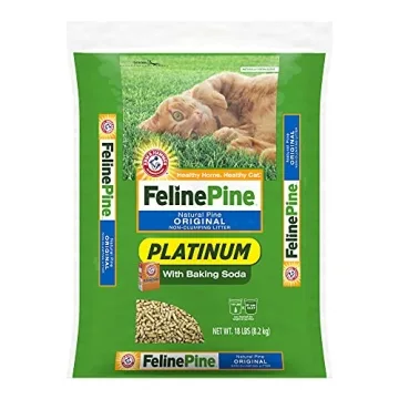 Feline Pine Platinum Natural Cat Litter 18lb Eco-Friendly
