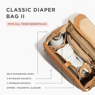 Freshly Picked Classic II Vegan Leather Diaper Bag