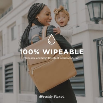 Freshly Picked Classic II Vegan Leather Diaper Bag