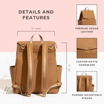 Freshly Picked Classic II Vegan Leather Diaper Bag