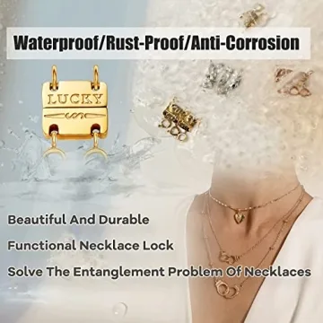 Dailyacc Lucky Necklace Layering Clasp for Effortless Accessorizing