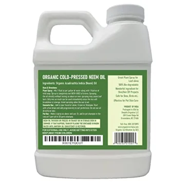 Organic Cold Pressed Neem Oil for Skincare and Gardening