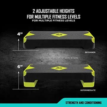 RBX Aerobic Step Platform for All Fitness Levels and Goals