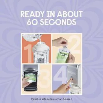 Numilk® Home Machine - 32oz Nut Milk Maker - Plant-Based Milk in 60 Seconds - As Seen on Shark Tank - Compatible with Numilk® Pouches