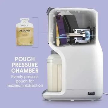 Numilk® Home Machine - 32oz Nut Milk Maker - Plant-Based Milk in 60 Seconds - As Seen on Shark Tank - Compatible with Numilk® Pouches