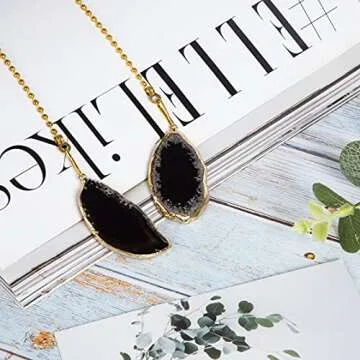 PASBAS Natural Agate Pull Chains for Ceiling Fans