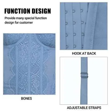 Buy Raxnode Lace Bustier Corset Women Top Online