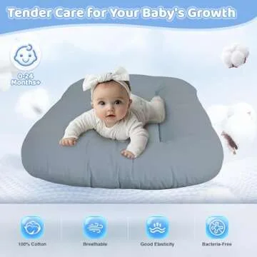 Soft and Safe Baby Lounger for Newborns and Infants