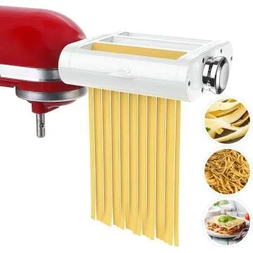 Pasta Maker Attachment for KitchenAid Stand Mixers