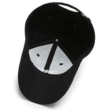 Mr and Mrs Hats, Bride and Groom Caps, Newlywed Honeymoon Gift, Wedding Baseball Caps and Can Coolers, Bachelorette Party Hat, His and Her Hats (Black and White)