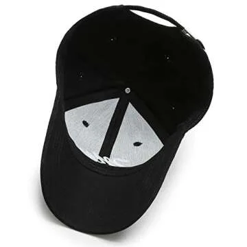 Mr and Mrs Hats, Bride and Groom Caps, Newlywed Honeymoon Gift, Wedding Baseball Caps and Can Coolers, Bachelorette Party Hat, His and Her Hats (Black and White)