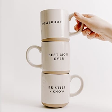 Sweet Water Decor Stoneware Coffee Mug for Cozy Vibes