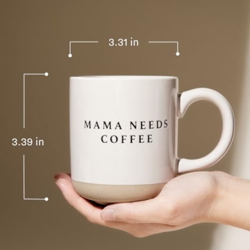 Sweet Water Decor Stoneware Coffee Mug for Cozy Vibes