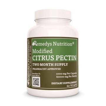 Remedy's Nutrition MCP | Modified Citrus Pectin | 1,000 mg, 60 Vegan Capsules | Non-GMO, Gluten-Free...