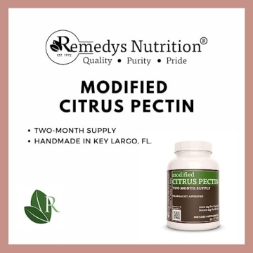 Remedy's Modified Citrus Pectin 1000mg Capsules for Health
