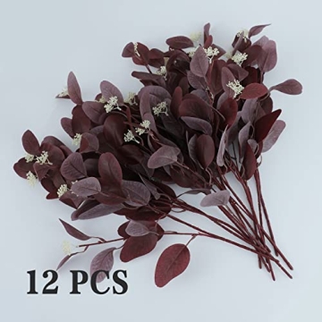 Dallisten Eucalyptus Stems Set - 20 Inches, 12 Stems