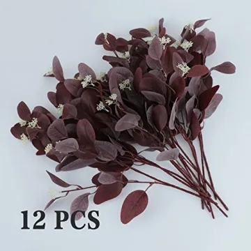 Dallisten Eucalyptus Stems Set - 20 Inches, 12 Stems