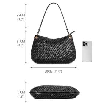 Handmade Woven Purse - Stylish Vegan Shoulder Bag