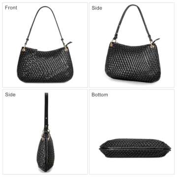 Handmade Woven Purse - Stylish Vegan Shoulder Bag