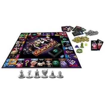 Monopoly: Disney Villains Edition Board Game - Play as Iconic Disney Villains!