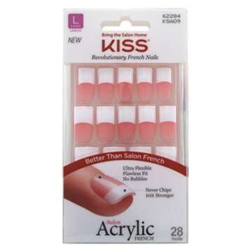 Kiss Salon Acrylic French Nails - Easy Elegant Manicure