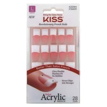 Kiss Salon Acrylic French Nails - Easy Elegant Manicure