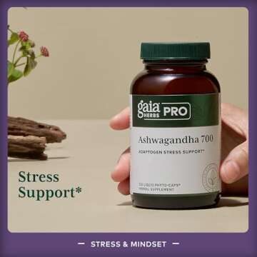Gaia Herbs PRO Ashwagandha 700 - Sleep & Energy Support