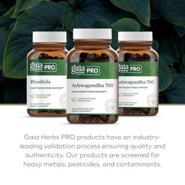 Gaia Herbs PRO Ashwagandha 700 - Sleep & Energy Support