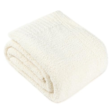 PAVILIA Lightweight Plush Throw Blanket for Cozy Comfort