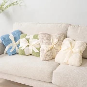 PAVILIA Lightweight Plush Throw Blanket for Cozy Comfort