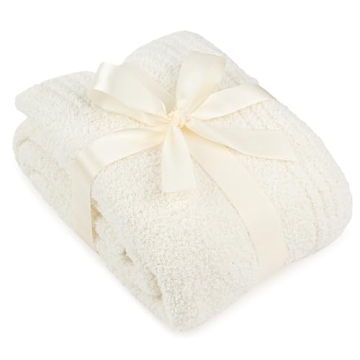 PAVILIA Lightweight Plush Throw Blanket for Cozy Comfort