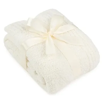 PAVILIA Lightweight Plush Throw Blanket for Cozy Comfort