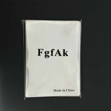 FgfAk 200 Pcs 5x7 Inches Clear Flat Cello/Cellophane Treat Bags Good for Pastry,Bakery,Cookie,Candy and Dessert