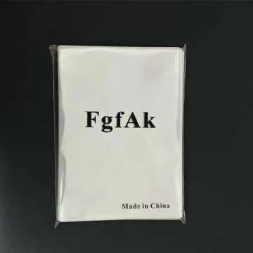 FgfAk 200 Pcs 5x7 Inches Clear Flat Cello/Cellophane Treat Bags Good for Pastry,Bakery,Cookie,Candy and Dessert