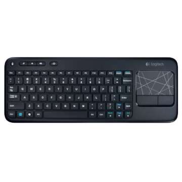 Logitech Wireless Touch Keyboard K400 with Built-In Multi-Touch Touchpad