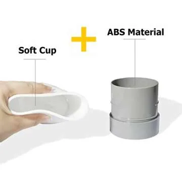 BELOMI Car Trash Can, Mini Silicone Auto Garbage Container with Lid, Waterproof Leakproof Portable Trash Dustbin, Vehicle Rubbish Bins for Automotive, Home, Office, Kitchen, Bedroom (White)