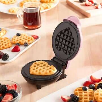 DASH Mini Waffle Maker Machine for Individuals, Paninis, Hash Browns, & Other On the Go Breakfast, L...