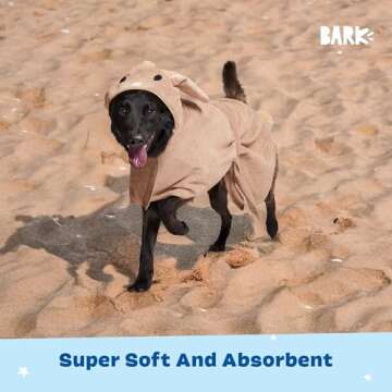 Barkbox Dog Bathrobe Fast Drying & Easy to Clean for Dogs