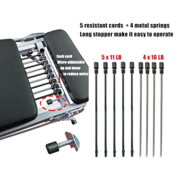 Nexace Pilates Reformer Machine for Home Workouts