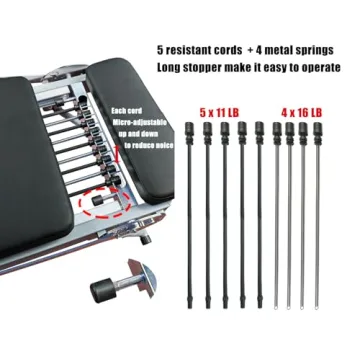 Nexace Pilates Reformer Machine for Home Workouts