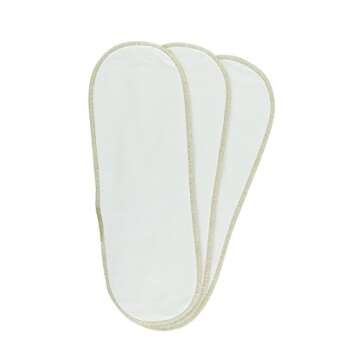 Geffen Baby Quick Absorbers Plus - Universal Cloth Diaper Inserts (3 Pack)