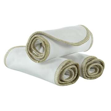 Geffen Baby Quick Absorbers Plus - Universal Cloth Diaper Inserts (3 Pack)