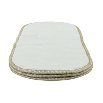 Geffen Baby Quick Absorbers Plus - Universal Cloth Diaper Inserts (3 Pack)