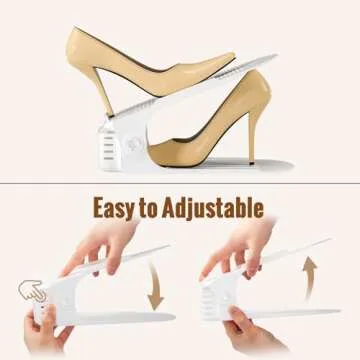 Neprock Shoes Slots Organizer for Closet Space Saving