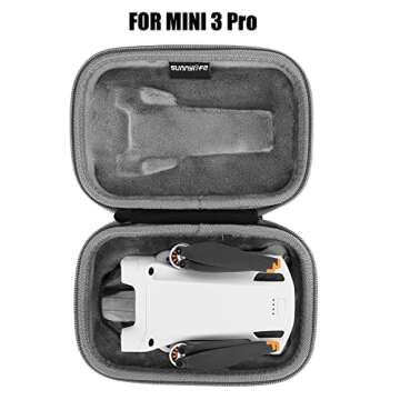Anbee Mini 3 Pro Carrying Case, Drone Body Case, Remote Controller Storage Bag Box Compatible with D...