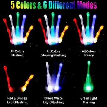 COLEDRE LED Gloves Boys Girls Toys Age 6-8 8-12 Years Old Light up Gloves for Kids stocking stuffers...