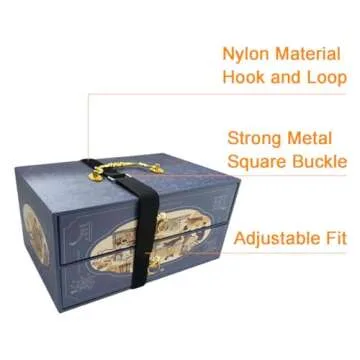 VIGAER 8"12"18"24"30" Hook and Loop Fastening Cable Strap - 30 Pack Reusable Nylon Extend Securing Strap - Adjustable Cinch Strap with Buckle