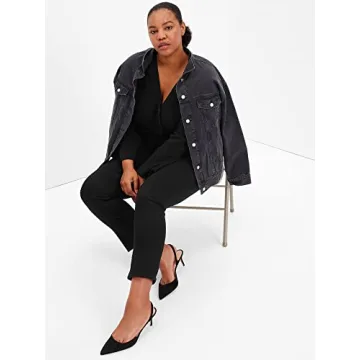GAP Classic Straight Fit Jeans for Women - 30 Long Black Wash