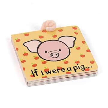 Jellycat If I were a Pig: A Touch and Feel Board Book Children's Book - Baby Gift